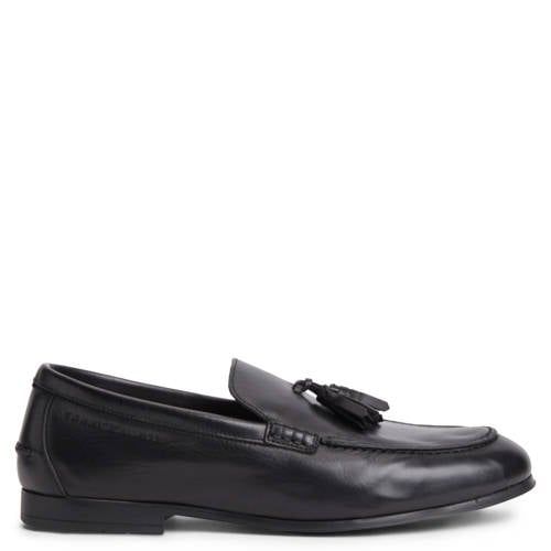 Tommy Hilfiger leren loafers - zwart