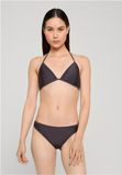 Urban Classics Piped Triangle Bikini set - L - Zwart