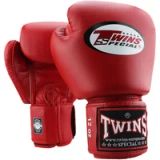 Twins Special BGVL3 Bokshandschoenen – Echt Leer – Muay Thai & Kickboksen – Rood – 10 oz