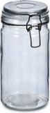 Zeller Voorraadpotten/bewaarpotten - 750 ml - glas - met beugelsluiting - D10 x H15 cm