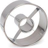 Patisse Donut- en Bagelsnijder 9 cm RVS Zilver