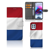 B2Ctelecom Motorola Moto G100 | Bookstyle Case | Nederlandse Vlag