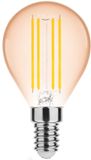 Modee E14 LED Lampe Dimmable 4W - 300lm - 1800K - Ambré Chaud - LED Filament Ambre Globe Mini P45