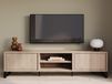 NARUMA Meuble TV-HiFi 2 portes chêne millenium