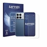 Savvies Protection d'écran pour Xiaomi Poco F8 Ultra 5G (Avant+Caméra) - Film protecteur transparent 6 Pièces