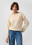 s.Oliver - Dames - Trui met decoratief gebreid patroon