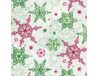 Servetten Delicate Servetten papier Delicate Sterren Groen 33 x 33 cm. 20U