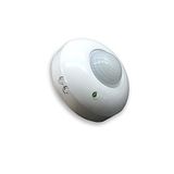 Witte bewegingsmelder met compact design