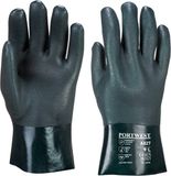 Portwest Dubbel Gedompelde PVC-Handschoen 27cm - Groen - XL