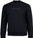 A|X ARMANI EXCHANGE Sweatshirt imprimé à manches longues et col rond - Bleu
