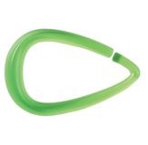 Spirella 10.14719 douchegordijnringen 12 stuks, Drop Clear-Green