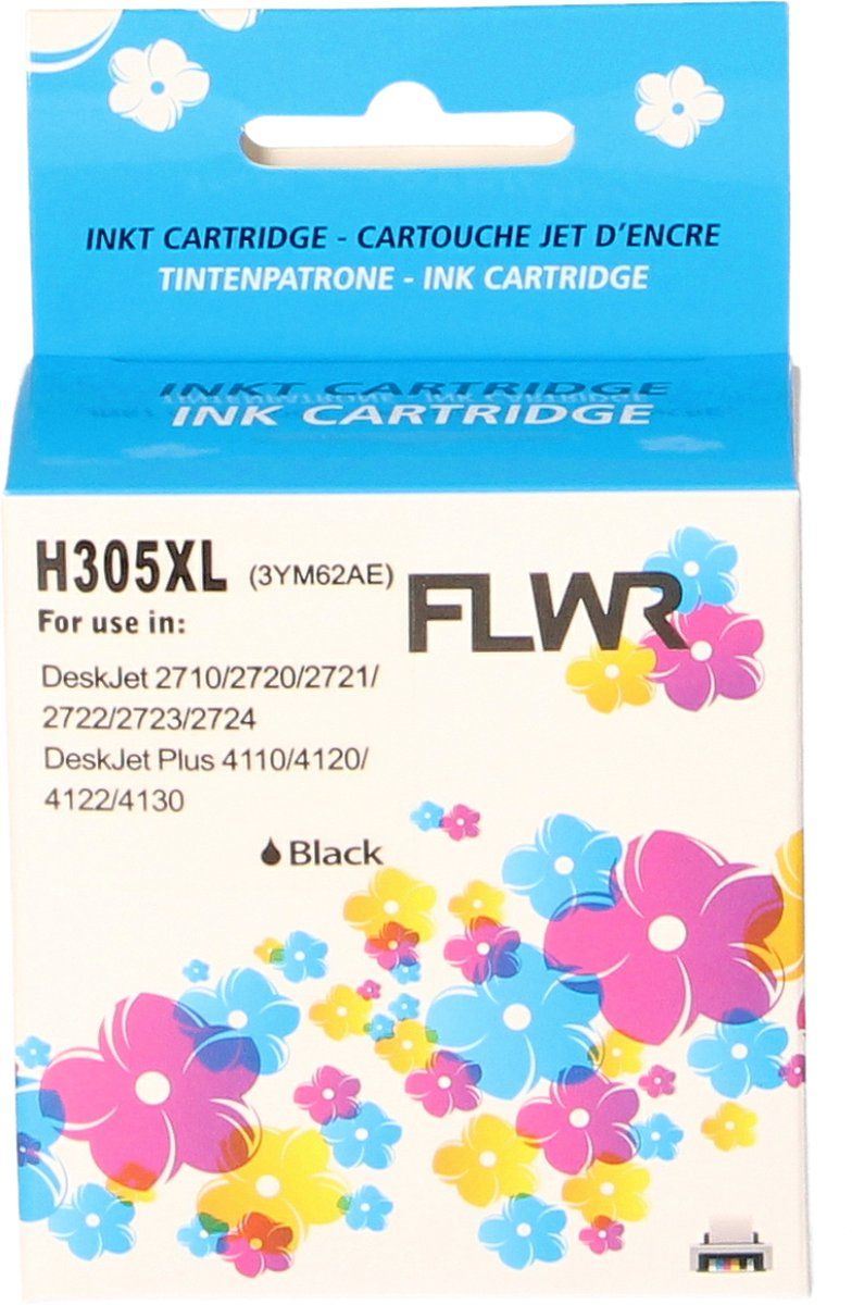 FLWR - HP 305XL Cartridges - Zwart