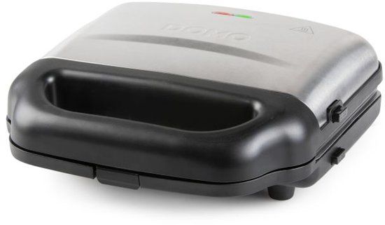 Domo DO9290C sandwich maker 1400 W Zwart, Roestvrijstaal
