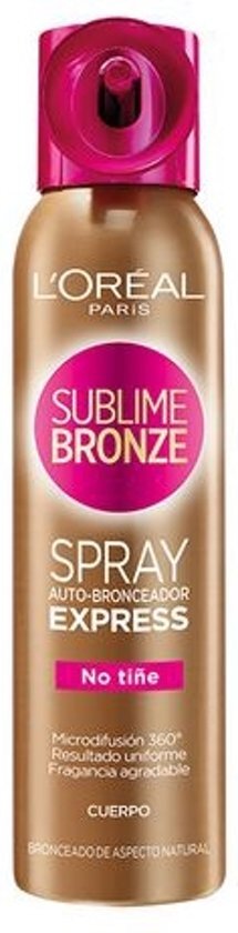 L'Oréal Zelfbruinende Bodylotion Sublime Bronze Spray L'Oreal Make Up (150 ml)
