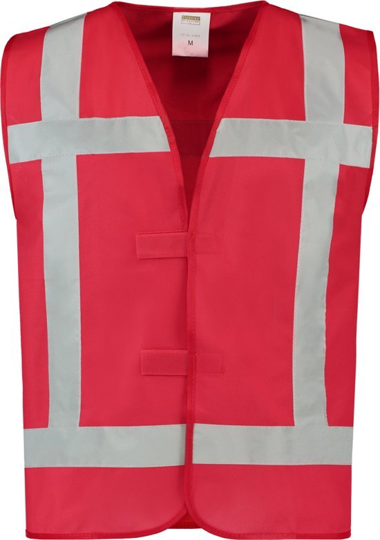 TRICORP SAFETY Tricorp veiligheidsvest reflectie - 453014 - rood - maat M-L