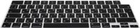 kwmobile siliconen toetsenbordbeschermer QWERTY (Russisch) zwart