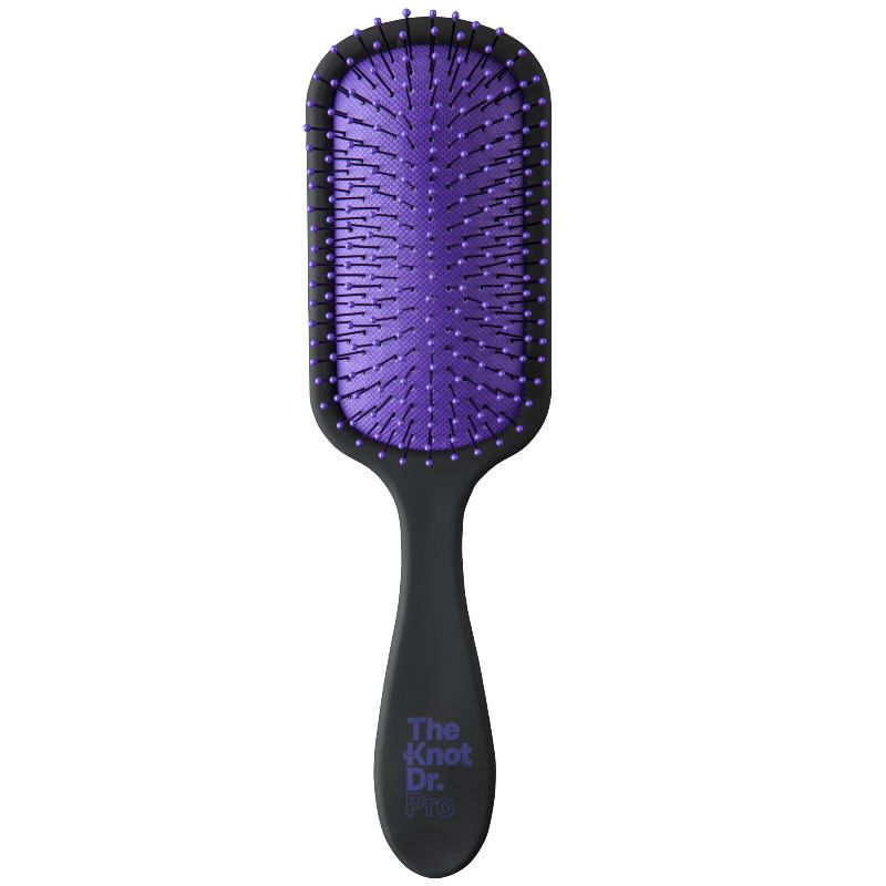 The Knot Dr. The Pro Periwinkle Pad Hairbrush