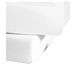 Bassetti Hoeslaken voor boxspringtopper Uni kleur wit 13/011 afmeting 140x200 160x220cm