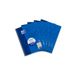 Oxford Collegeblok A5 geruit met rand links, 80 vellen, blauw, 5 stuks