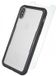 Muvit Skin Case iPhone Xs/x et protecteur d'écran en verre trempé transparent, noir