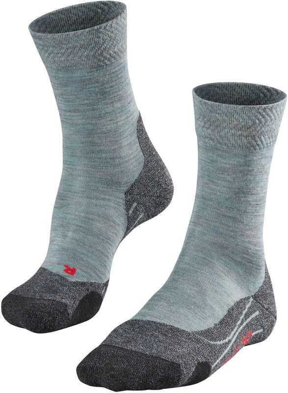 Falke TK2 Melange Trekking Sokken Dames - smoke blue EU 41-42