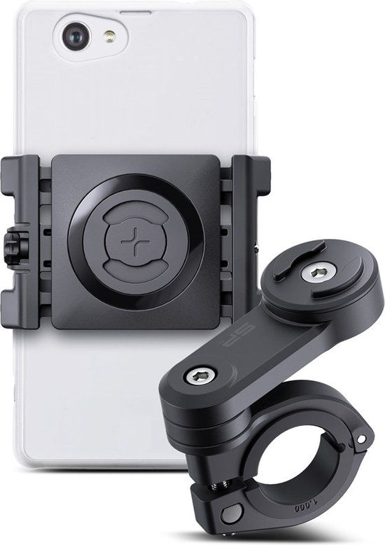 SP Connect Moto Bundle LT SPC+ Telefoonhouder Motor met Universele Klem Zwart