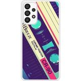 Samsung Bedrukt siliconen hoesje compatibel met Galaxy A53 5G Cassette Vintage