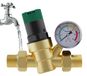 Elzusha - Régulateur de pression d'eau réglable pour camping-cars avec manomètre
