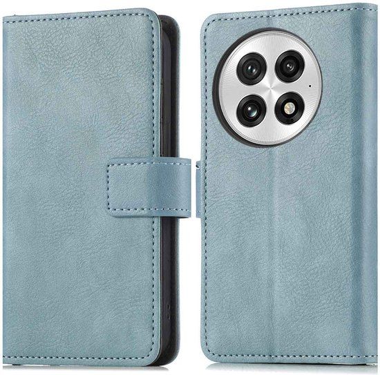 imoshion Hoesje - Geschikt voor OnePlus 13 - Luxe Bookcase - Lichtblauw