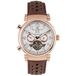 Carl von Zeyten Black Forest Edition - Ruhestein - Rosé - Montre automatique pour homme avec bracelet en cuir marron - CVZ0075RWHS