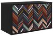 OMMEN Meuble TV mural 69 x 33 x 40 cm Chêne noir