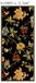 Safavieh Chelsea Collection Decoratief tapijt, 0,6 x 0,9 m, handgemaakt van Franse landelijke wol, bloemenpatroon, ideaal voor woonkamer, slaapkamer, eetkamer, zwart (HK311A-23)
