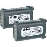 vhbw 2x batterie compatible avec Symbol MC9060-G, MC9090-G, MC9090, MC9060-S, MC9060-K, MC909, MC9062 ordinateur portable scanner (2600 mAh, 7,4 V, Li-Ion)