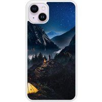 Apple iPhone 15 Seul en montagne Verstevigd hoesje met sublimatie bedrukking
