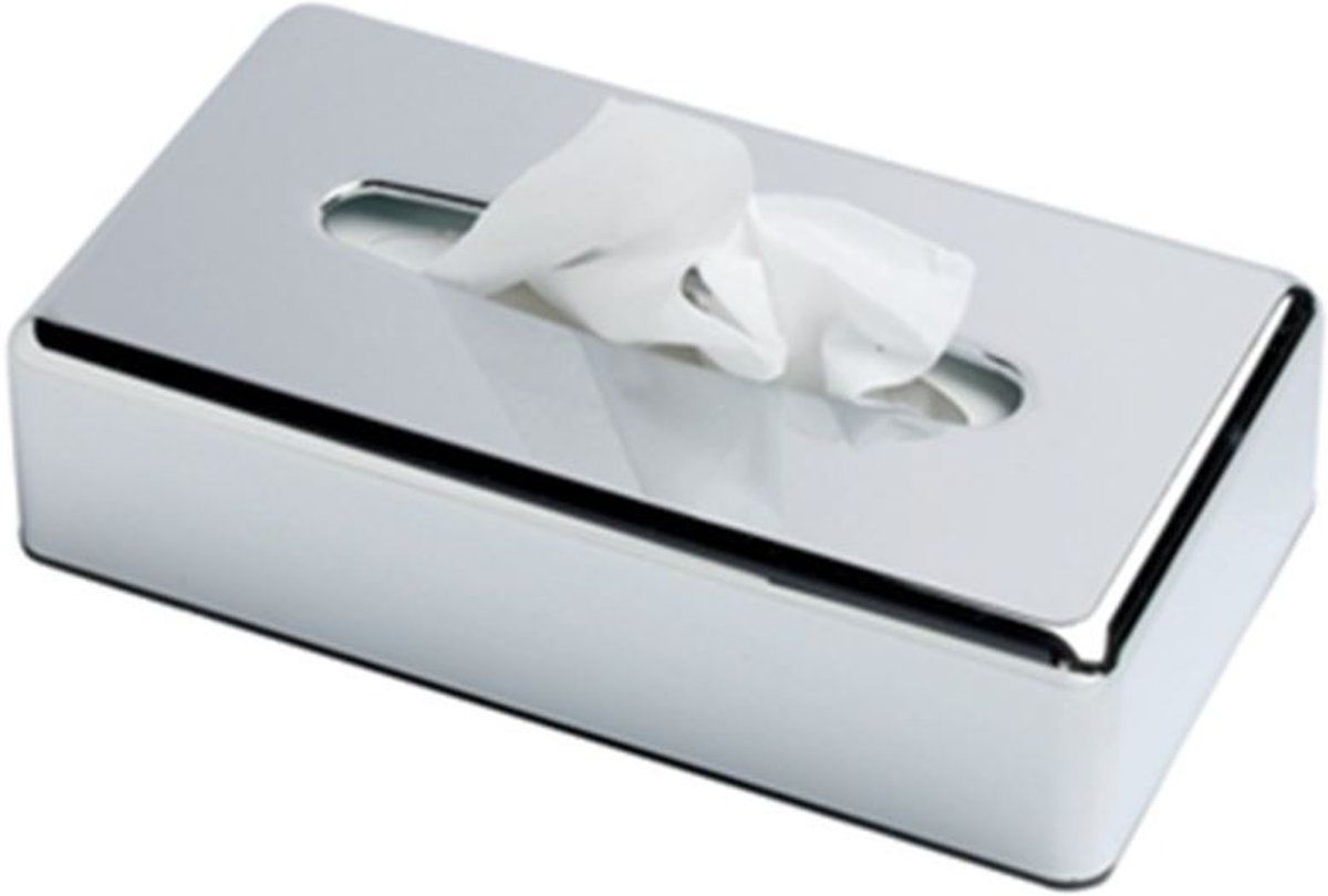 Bolero Verchroomde tissue box - 5050984220180