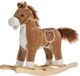 Cheval à bascule - Jouets à chevaucher - Bouche et queue mobiles - Avec musique - À partir de 36 mois - 65 x 32,5 x 61 cm