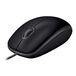Logitech B110 - Bedrade USB Muis - Zwart - 800 DPI - Ambidextrous