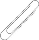 Alco Paperclips 77mm gegolfd doosje a 12 stuks