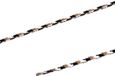 Prym Platte veters 8mm 150cm CO zwart