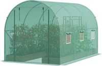 VEVOR Kas Tunnelkas Koudframe Tomatenhuis 292x196x190cm Groen
