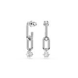 Swarovski Constella 5728584 Dames Oorbellen Metaal Transparant/Zilver Kristal