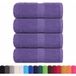 Frogn Serviettes de toilette Frogn 4 pièces violet 30x30 cm 360 g/m²