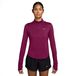 Nike Dri-Fit Swift Half Zip Running Top T. L Violet Femme