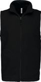 Kariban Fleecebodywarmer 'Luca' Maat M Zwart