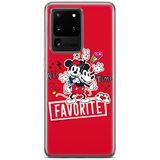 ERT GROUP Telefoonhoes voor Samsung S20 Ultra Original en officieel gelicentieerd Disney patroon Mickey & Minnie 011 optimaal aangepast aan de vorm van de mobiele telefoon, hoes van TPU