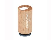 Woodies mini-stempel kaars, hout, 1,5 x 1,5 x 3 cm