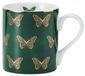 Mikasa Mok, Beker, 0.28 L, Vlinders, Groen, Porselein