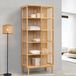 en.casa Staand rek Trundholm 185x80x45 cm bamboe