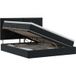 Vidaxl Bed with storage and mattress black 160 x 200 cm velvet