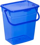 Plast Team Wasmiddelbox 6 liter grijs-transparant